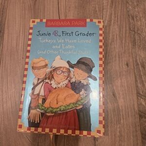 Junie B. Jones #28 Turkeys We Have Loved and Eaten Hardcover 1st Grade Book NWOT